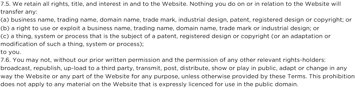 Terms and Conditions P72